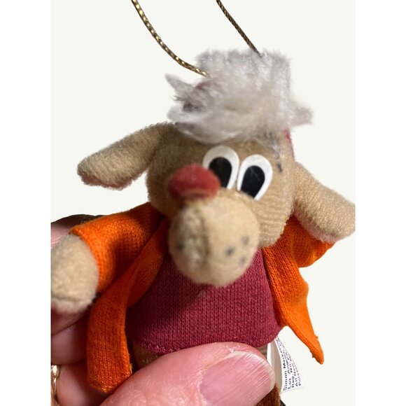 Walt Disney Cinderella Plush Stuffed Jaq Mouse Christmas Ornament Vintage - Picture 6 of 8
